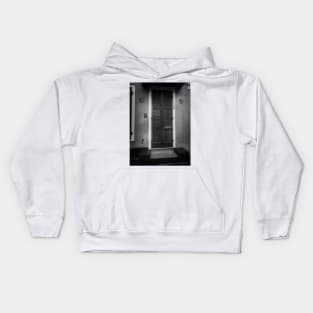 528 Dauphine Street In Black and White Kids Hoodie